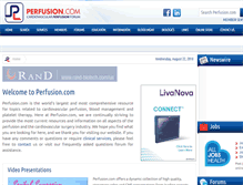 Tablet Screenshot of perfusion.com